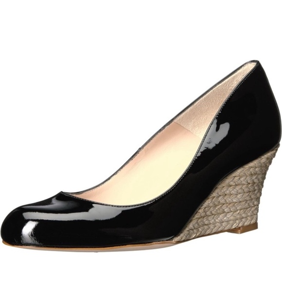 LK Bennett Shoes - L.K. Bennett Patent Leather -Maddox- Espadrille Wedges pumps 40